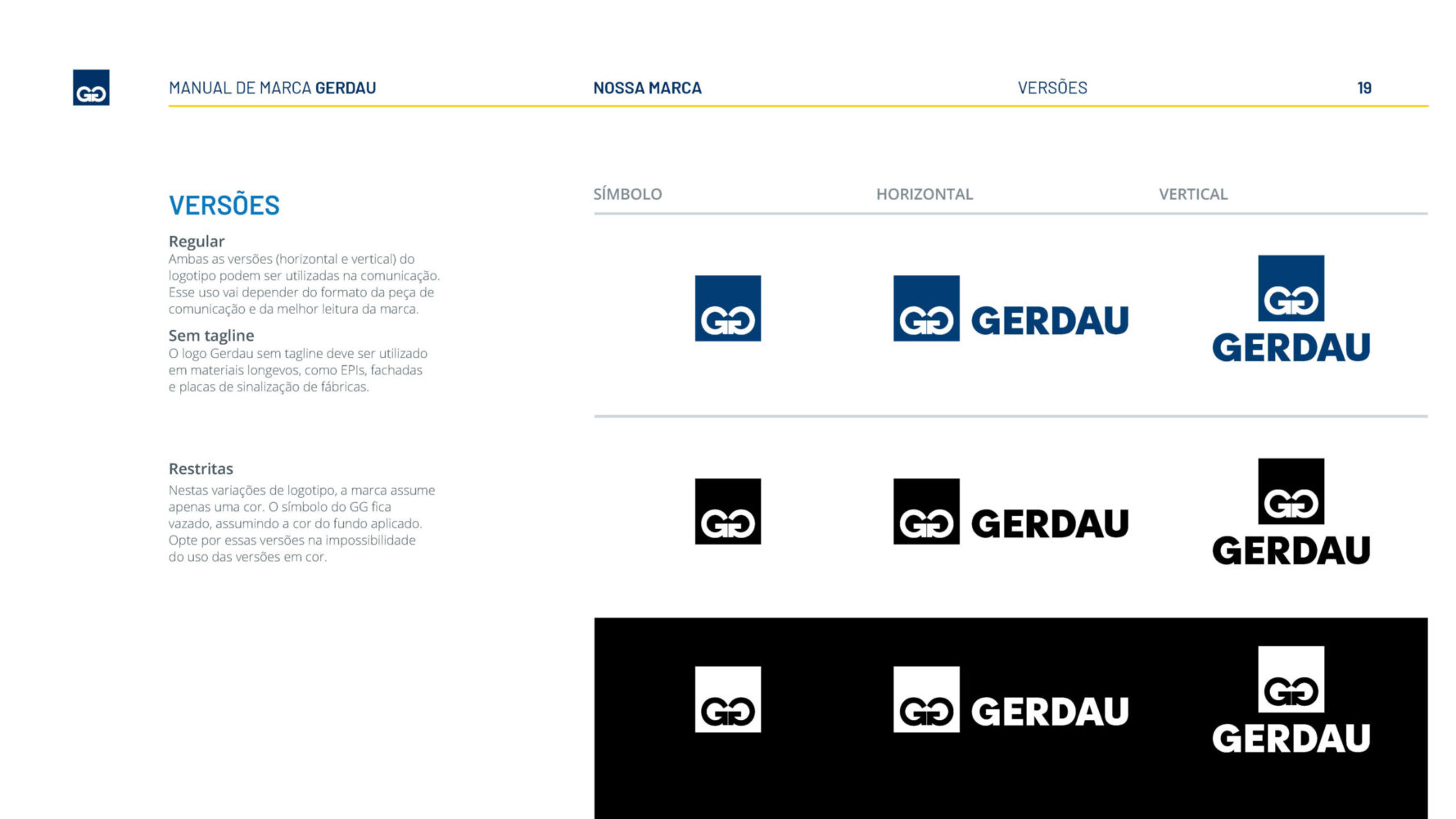 Gerdau Brand Book 2019-PT_Page_19 Gerdau Brand Book 2019-PT_Page_19
