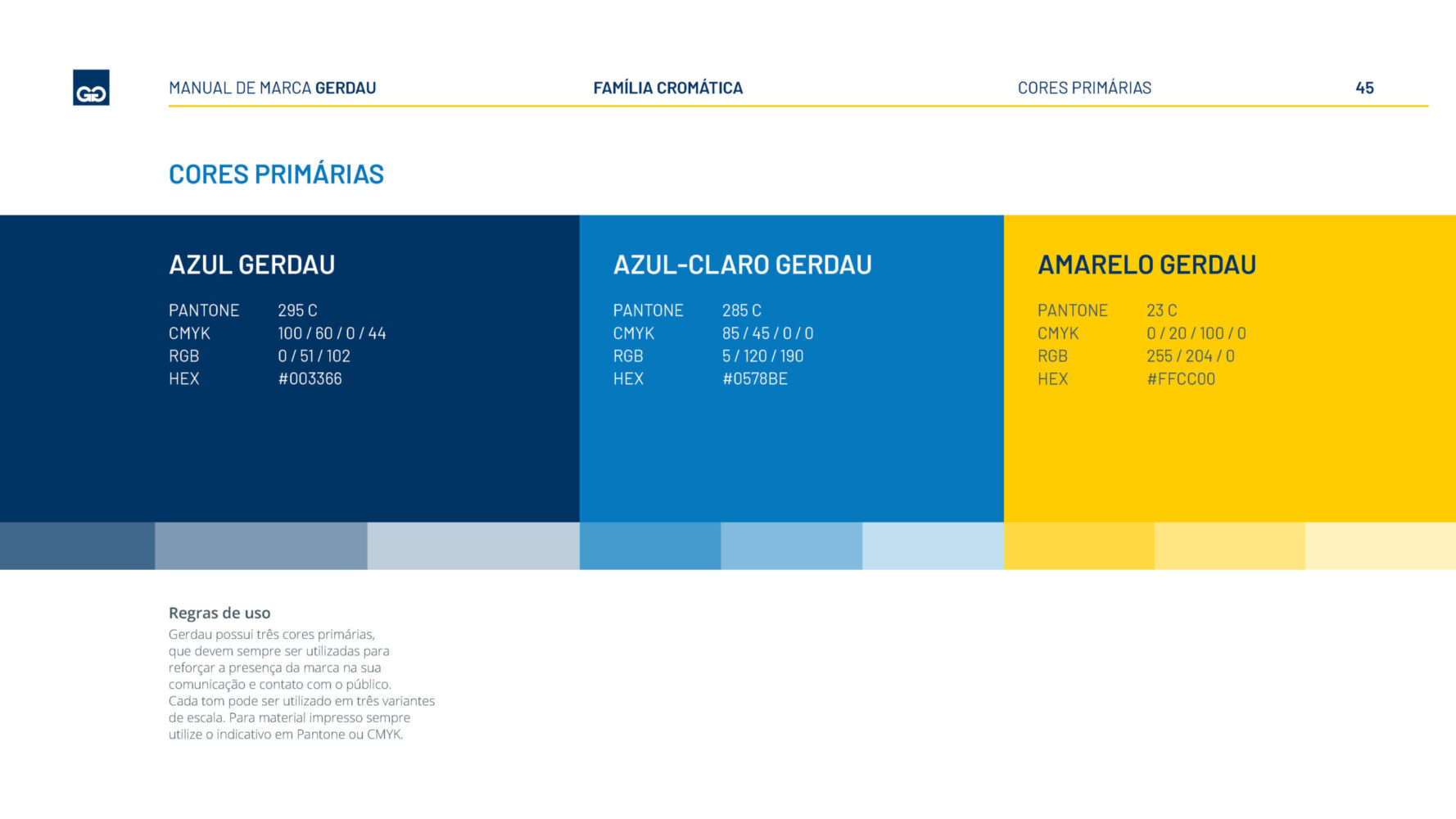 Gerdau Brand Book 2019-PT_Page_45 Gerdau Brand Book 2019-PT_Page_45